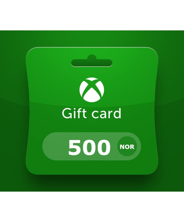 XBOX Live NOK 500 Prepaid Card NO Xbox One Key EUROPE